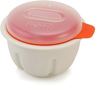Joseph Joseph M-Cuisine Microwave Egg Poacher - Stone/Orange, Orange