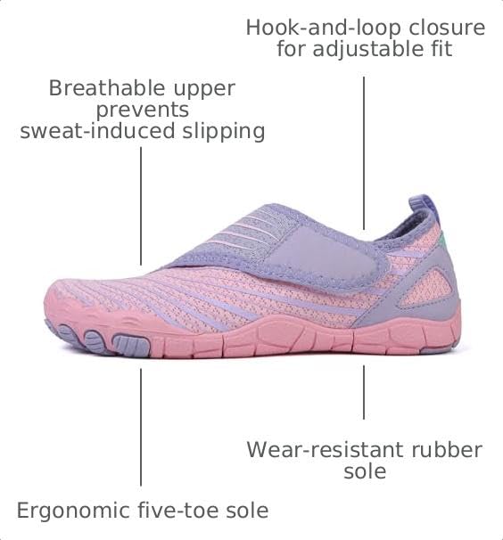 Image of Voya Barefoot Shoes for Women Men Breathable & Non-Slip Wide Toe Water Shoes for Walking,Running&Swimming,2026 new Adjustable Slip On Hike Athletic Sandals