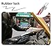 FOMIYES Elastic Shock-Absorbing Rubber T-Handle Draw Latch with Stainless Steel Hood Lock for Engine Covers, Toolbox, and Industrial Cabinets
