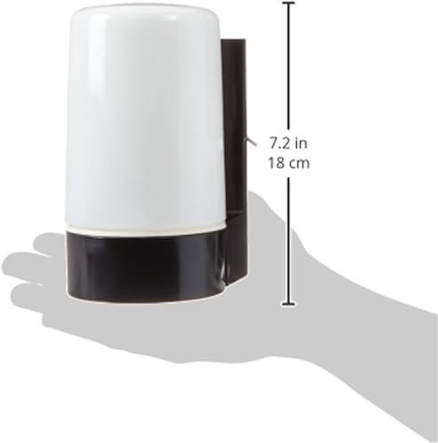 Miniatura 8 de Nuvo Lighting SF77138 - Lámpara de techo de aluminio fundido a presión para exteriores para porche y patio con cilindro de vidrio blanco, Bronzotic