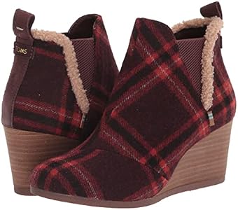 TOMS Women's Kelsey Ankle Boot, Brown 