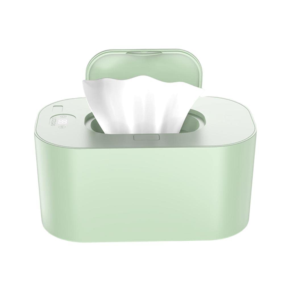 SHOPORA Wipe Warmer Dispenser Fast Charging Large Capacity Led Display for Baby Green | Furniture | Dressers & Chests of Drawers-image-11