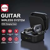 Xvive AC58 bezprzewodowy system gitarowy 5,8 GHz, A58 bezprzewodowy system gitarowy z etui ładującym do aktywnego lub pasywnego odbioru elektrycznej/akustycznej gitary basowej