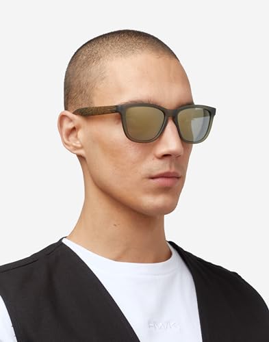 Image of Hawkers One Sunglasses for Men and Women - 100% UV400 Protection - Lightweight and Square Sunglasses