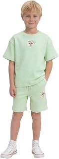 USPA Kids Boys Textured Oversized fit t-Shirt Price In India