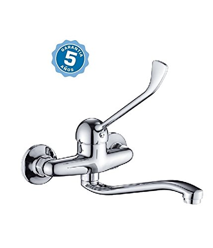 Grifo de cocina pared gerontologico con 5 a�os de garantia