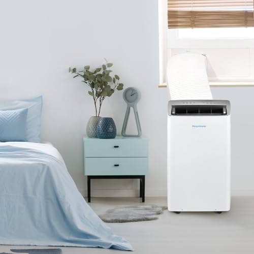 Keystone 12,000 BTU ASHRAE/10,000 BTU DOE Portable Inverter Air Conditioner with Quiet, High Efficiency Operation and Remote, AC Unit for Apartment, Living Room, Medium Rooms up to 450-Sq. Ft. by Keystone - Image 8
