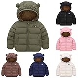 Stile unico : Le manteau bebe fille design confortable de la veste permet aux enfants de jouer et de grandir librement sans restrictions.Ce manteau d'automne et d'hiver, les filles et les garçons peuvent, la mode classique, les couleurs vives et belles.