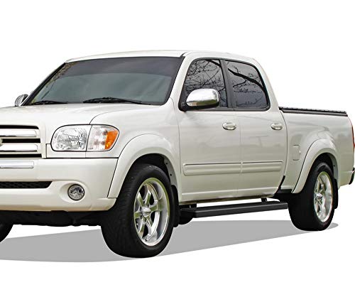 Estribos negros de acero inoxidable 6in para Toyota Tundra miniatura 6
