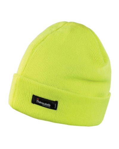 Result Winter Lightweight Thinsulate Hat Colour=Fluoresent Yellow Size=O/S