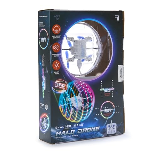 Sharper Image Halo Drone – Remote Control Light-Up Orbiter by Sharper Image - Image 7