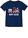 Easter Egg Hunt Kids Gift Happy Easter Train Toddler/Infant Kids T-Shirt 4T Navy