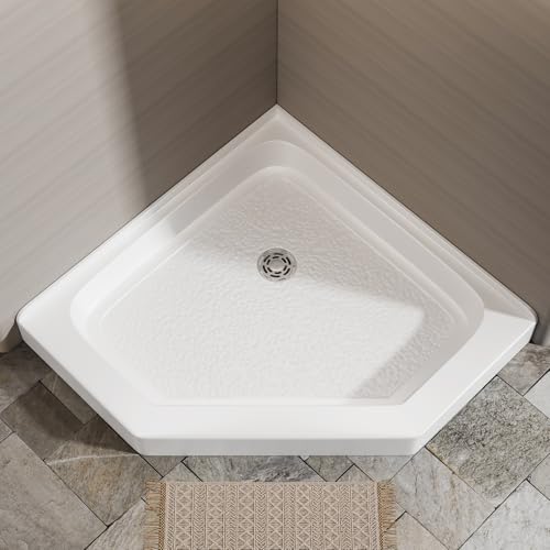 Aonlee 36 x 36 Neo-Angle Corner Shower Base Acrylic Center