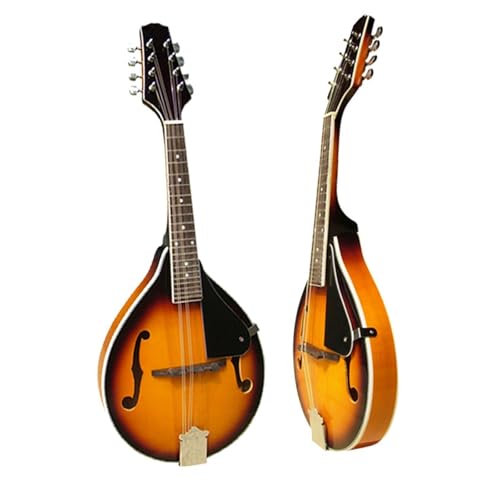 Instrument Mandolinowy Profesjonalny Ośmiostrunowy Instrument Mandolina Z Litego Drewna W Pełni Pojedynczy Instrument Mandolina(C)