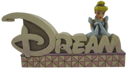 Disney Traditions by Jim Shore Dream Inspirational Word Plaque 4-1/2-Inch