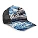 Gorra de béisbol Hombres Mujeres, Delfines Salvajes Océano Pacífico Hualian Lado Ajustable Camionero Malla Verano Ventilado Gorra de béisbol Sombrero para Hombre Sombreros
