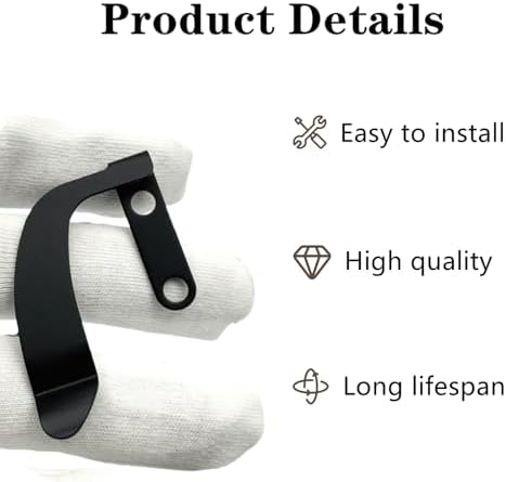 Kydex Belt Clip 420 Stainless Steel Knife Sheath Clip — 사진 3