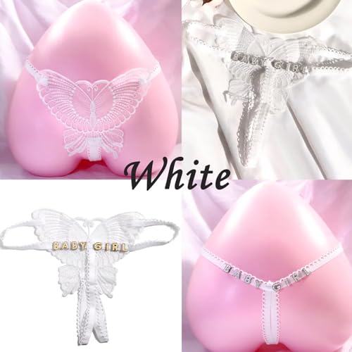 Oqeiplx Personalized Thongs with Names Letters,Custom Sexy Lace Thongs with Name on It,Custom Panties Valentine's Day Gift for Wife Girlfriend