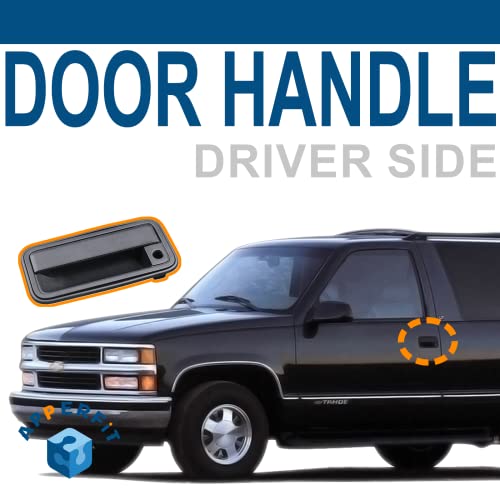 Apperfit All Metal Exterior Door Handle Front Left Driver Side Compatible With 1995-2000 Chevrolet Chevy Tahoe Suburban C1500 C2500 C3500 K1500 K2500 K3500 Gmc Yukon Replaces 15742229 #TOP4