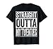 Straight Outta My Twenties T-Shirt Funny 30th Birthday Gift T-Shirt