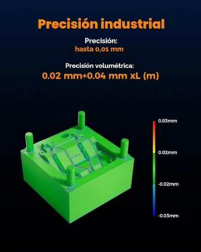 Miniatura 7 de Revopoint Metroy Pro Escáner 3d Láser Azul Profesional, Alta Precisión 0,01 Mm, 62 Líneas De Campo Completo, Wi-Fi 6, Ideal Para Impresión 3d, Ingeniería Inversa, Modelado Cad E Inspección De Calidad