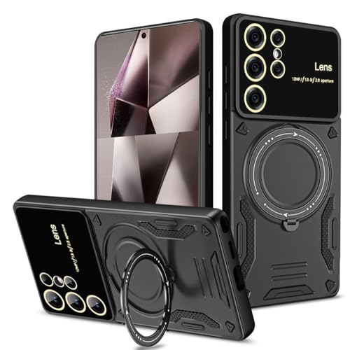 Coque Samsung Galaxy A32 4G noire en silicone rigide avec anneau