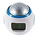 Emperor® Sky Star Night Light Projector Lamp Bedroom Alarm Clock With music