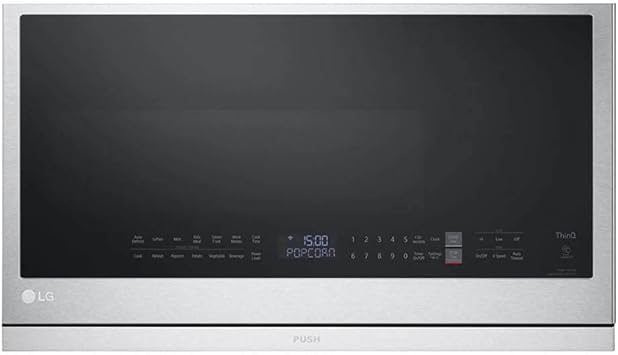 2.1 cu. ft. 30 in. Width PrintProof Stainless Steel 1,050-Watt Smart Over-the-Range Microwave Oven with ExtendaVent 2.0