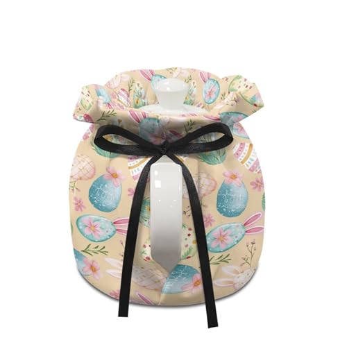 Image of Easter Egg Tea Cozy for Teapot Insulated Large Teapot Cover to Keep Warm Tea Kettle Cover Machine Washable for Home Kitchen Tea Party Table Decor