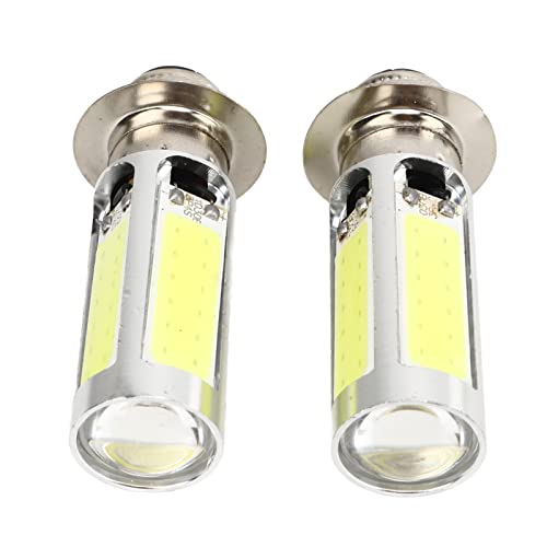 Fydun LED Headlight Bulbs - 2x 6000K BA20D White H6M COB Led Bulb For Motorcycle Headlights High/Low Beam Light Motor Bike/ATV Headlight Fog Light Bulb PX15d P15D25-1