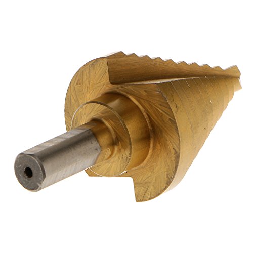 Broca triangular HSS Step Cone Broca de Titânio Bit Hole Cutter 1/4-1 3/8