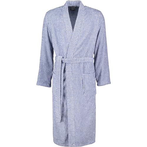Preisvergleich Produktbild Cawö Home Bademäntel Herren Kimono Streifen 3834 navy-weiß - 16 S
