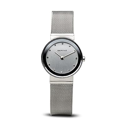 BERING Donna Analogico Quarzo Classic Orologio con Cinturino in Acciaio Inossidabile Cinturino e Vetro Zaffiro 10126-000