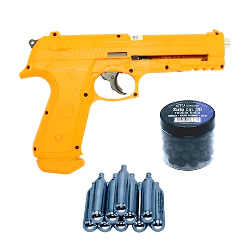 LTL Alfa 1.50 Orange Full Power Air Gun | Non Lethal Defense Training and Self Defense Weapon | Pepper Balls and Rubber Ball Gun (18 Joules and .50 Caliber with 2.1G Rubber Balls Included) LTL Alfa 1.50 Orange Full Power Air Gun | Non Lethal Defense Training and Self Defense Weapon | Pepper Balls and Rubber Ball Gun (18 Joules and .50 Caliber with 2.1G Rubber Balls Included)