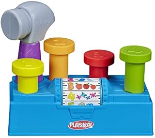 Playskool Tap 'n Spin Tool Bench Activity Toy Toolbox with Hammer for Toddlers 12 Months and Up Amazon Exclusive