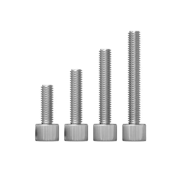 SS304 Stainless Steel Thumb Screws Knurled Flat Head M2 M2.5 M3 M4 M5 M6 (100,M4 x 8mm)