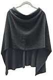 Einfacher Überziehponcho, der als Schal, Schal, Schlauchtuch, Kleid, Pullover oder sogar Rock getragen werden kann. Ein schicker Poncho mit durchscheinend weichem Gefühl, der über alles getragen werden kann, von Strandmode bis Abendgarderobe. Sie sind klein genug, um leicht in Ihrer Tasche verstaut zu werden. Einheitsgröße, tragbar zu jeder Tageszeit zu jeder Jahreszeit. Purer Luxus, der Frau jeder Größe und Form ergänzt, ohne sie zu überwältigen. Ideales Geschenk mit garantierter Qualität!