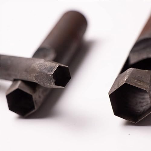 Miniatura 4 de Junetree Leather Craft - Herramienta de acero al carbono de 0.787 in con forma de hexágono para manualidades de cuero hecho a mano