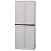 Art Plast Concert Armoire mi-Hauteur en polypropylène, Gris Clair, 172 x 70 x 39 cm