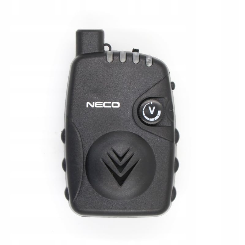 NECO Zestaw Elektronicznych Sygnalizatorów Brań 2+1 – Wędkarskie Alarmy Brania CARP z Centralką, do łowienia karpi, Regulacja Czułości i Głośności, Wodoszczelność, Zasięg 300m (CM-PRO)