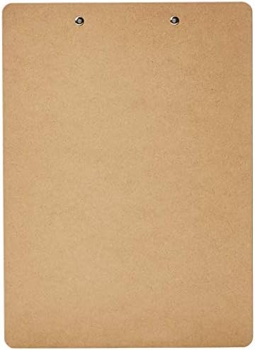 Amazon Basics Hardboard Clipboard - 12-Pack