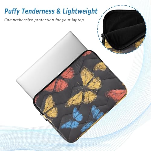 Funda para Laptop de 13-14 Pulgadas con Diseño de Mariposas miniatura 5