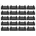AYNEFY 20PCS Bed Slat Cover Holders Bed Frame End Caps Furniture Support Clips Premium Plastic Easy Installation No Tools for Base Sofa Frames
