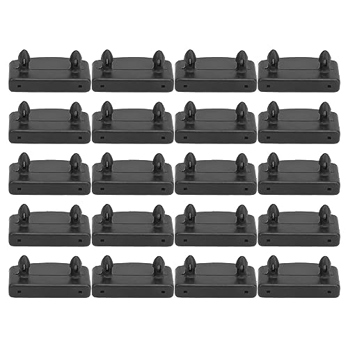 20PCS Bed Slat Cover Replacement Holders,Plastic Connector for Holding Securing Wooden Slats Bed Base, Furniture Accessories,55x30x27mm