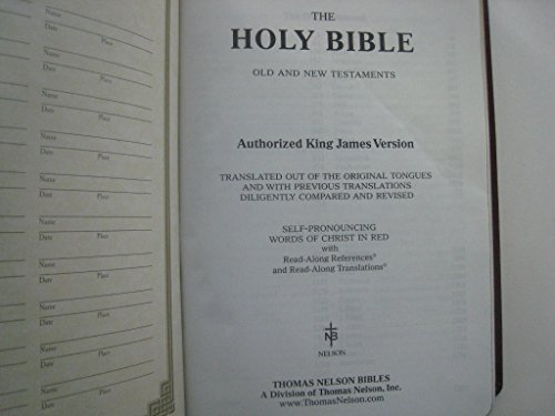 Holy Bible: King James Version (KJV), Burgundy Leather, Giant Print, 883CBG