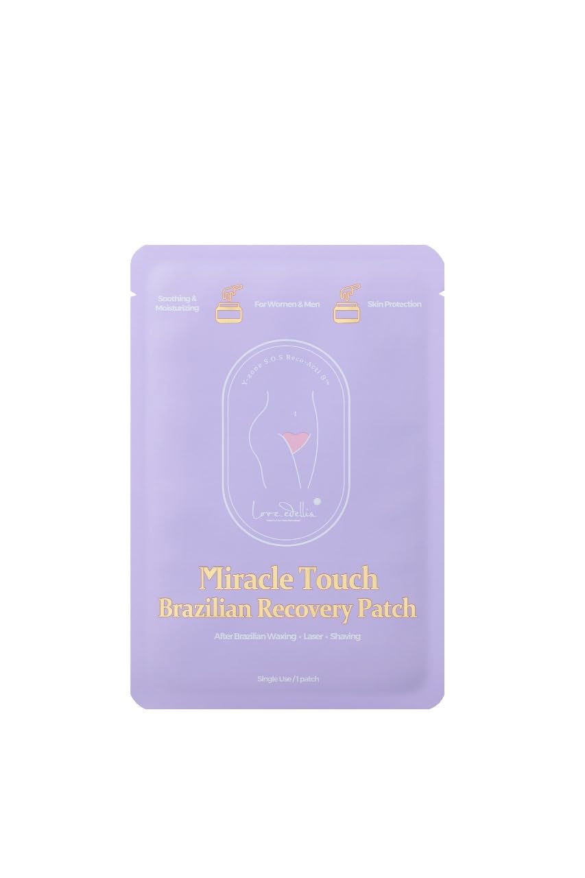 Love Edellis Korean Miracle Touch Brazilian Recovery Patch For Women - Emergency Soothing on Irritated Skin After Waxing, Shaving and Laser Hair Removal (Single Patch -13 g)