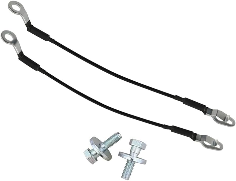 DSkoiph Tailgate Cable Strap with Bolt Replacement 88980509 88980510 11609938 Compatible with 1999-2007 Chevrolet Chevy Silverado Avalanche GMC Sierra 1500 2500 3500 Tailgate Parts