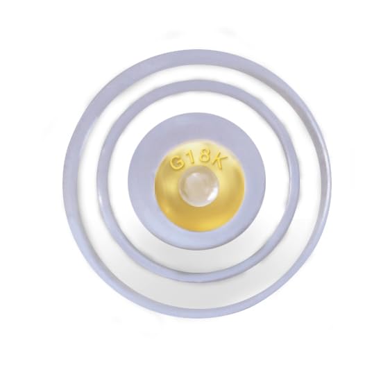DIYEAR 20pcs 18K Gold Silicone Earring Backs Replacements, Locking Secure Earring Backs for Studs/Droopy Ears, No-Irritate Hypoallergenice Soft Clear Earring Stopper Accessories for Adults (Gold) by DIYEAR - Used condition - Image 6