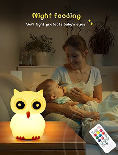 Chwares Night Light For Kids, Cat Nursery Night Lights With Remote, 7 Color Kawaii Lamp, Room Decor, Usb Rechargeable, Cute Lamp Gifts For Baby, Children, Toddlers, Teen Girls #TOP4