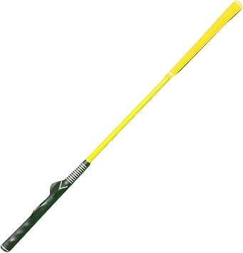 Stretching And Practice For Golf. Master Golf Swing With Portable Universal Rubber Grip Trainer Aid Stick. Swing Trainer Aid Warm Up Stick Elastic